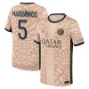 Maillot de Supporter Paris Saint-Germain Lucas Marquinhos 5 Quatrième Jordan 2023-24 Pour Homme